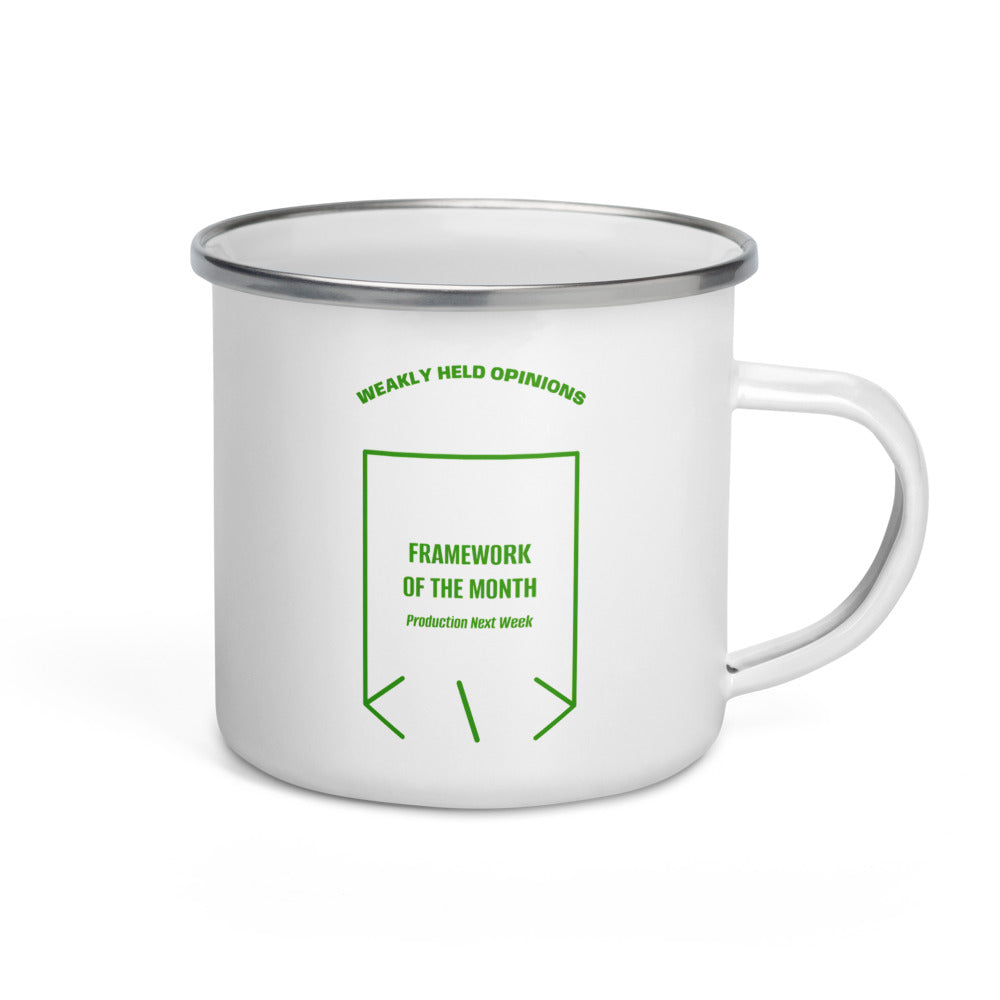 Framework Of The Month — White Green back mockup (12 oz)