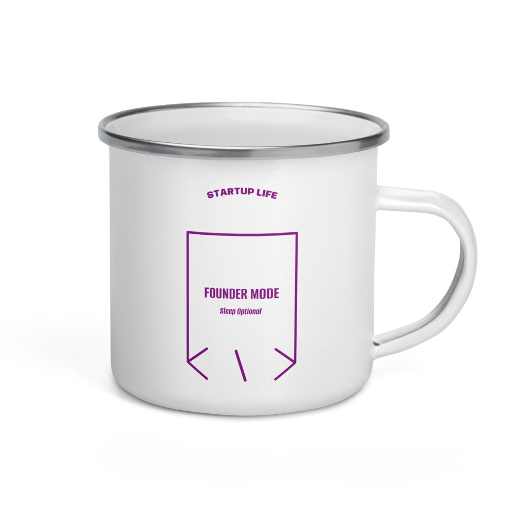 Founder Mode — White Purple back mockup (12 oz)