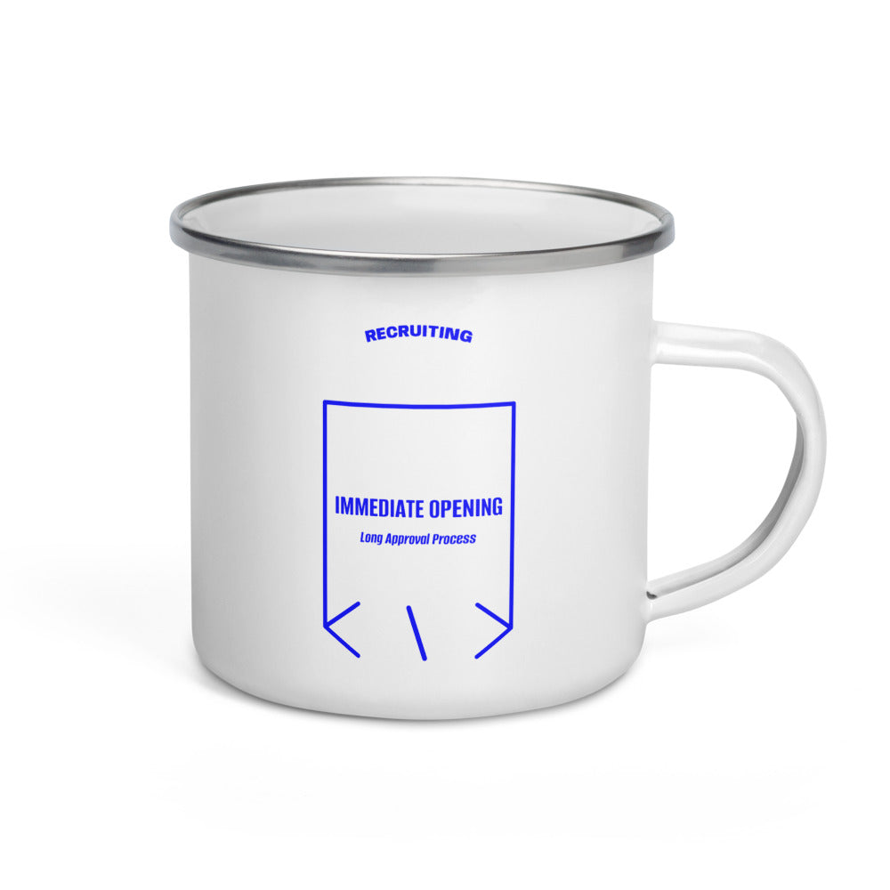 Immediate Opening — White Blue back mockup (12 oz)