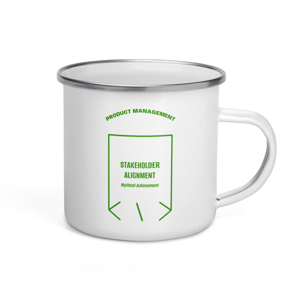 Stakeholder Alignment — White Green back mockup (12 oz)