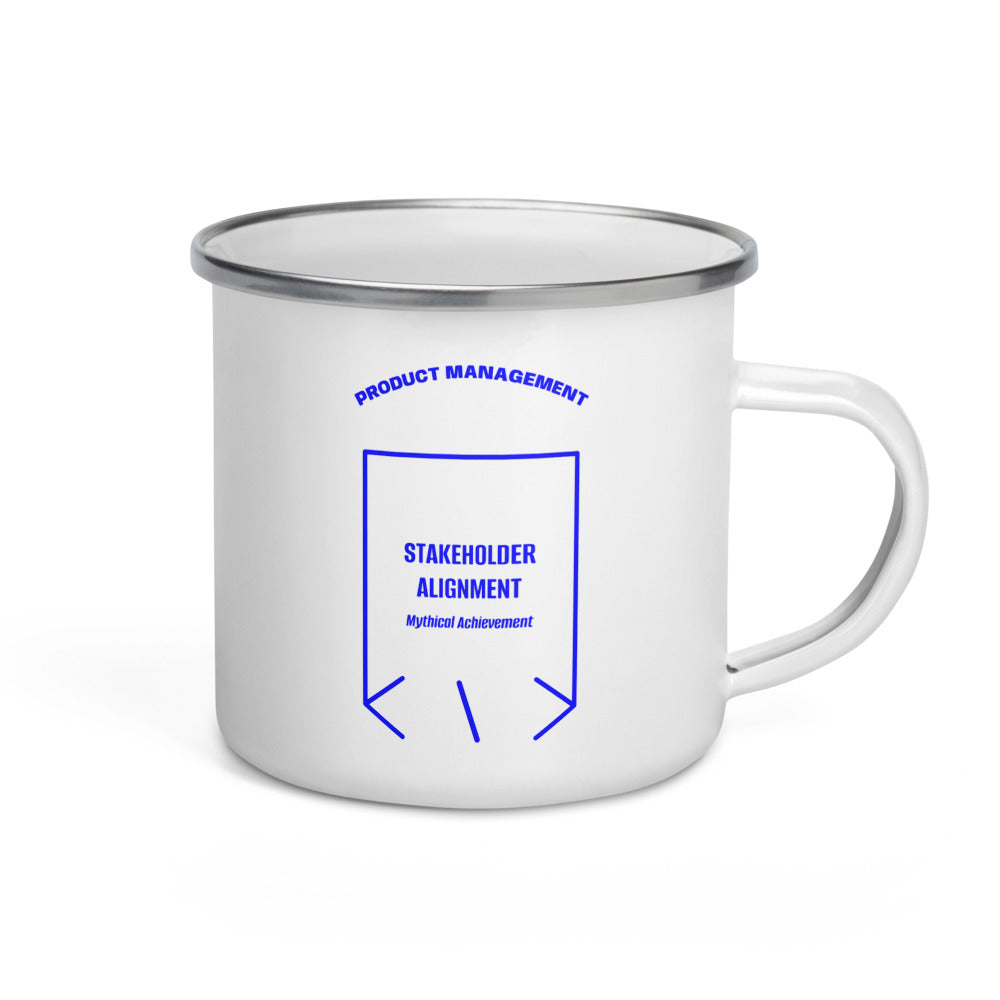 Stakeholder Alignment — White Blue back mockup (12 oz)