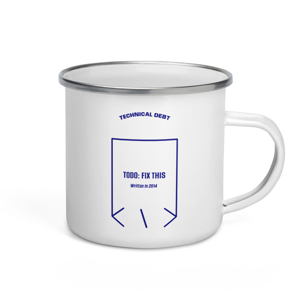 TODO: Fix This — White Navy back mockup (12 oz)