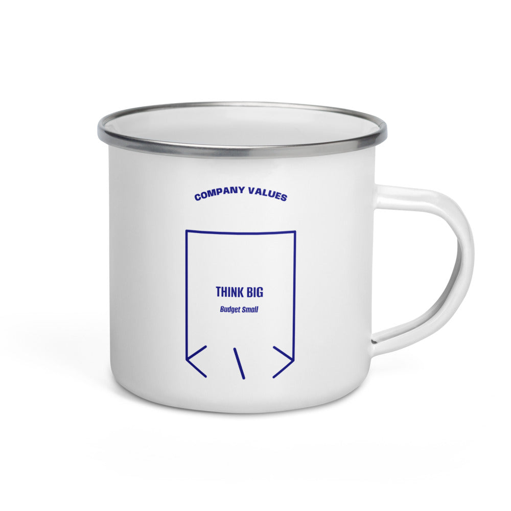 Think Big — White Navy back mockup (12 oz)