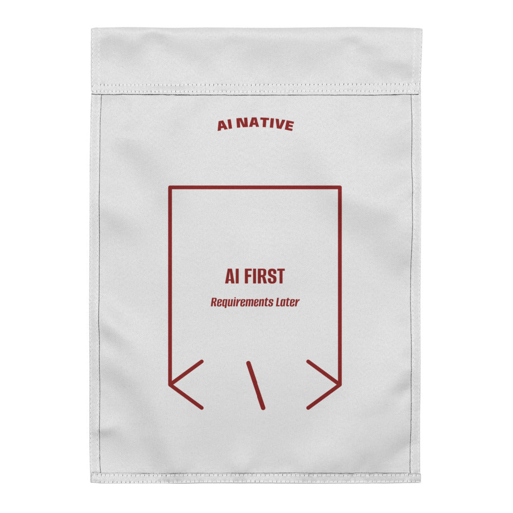AI First — White Brown back mockup