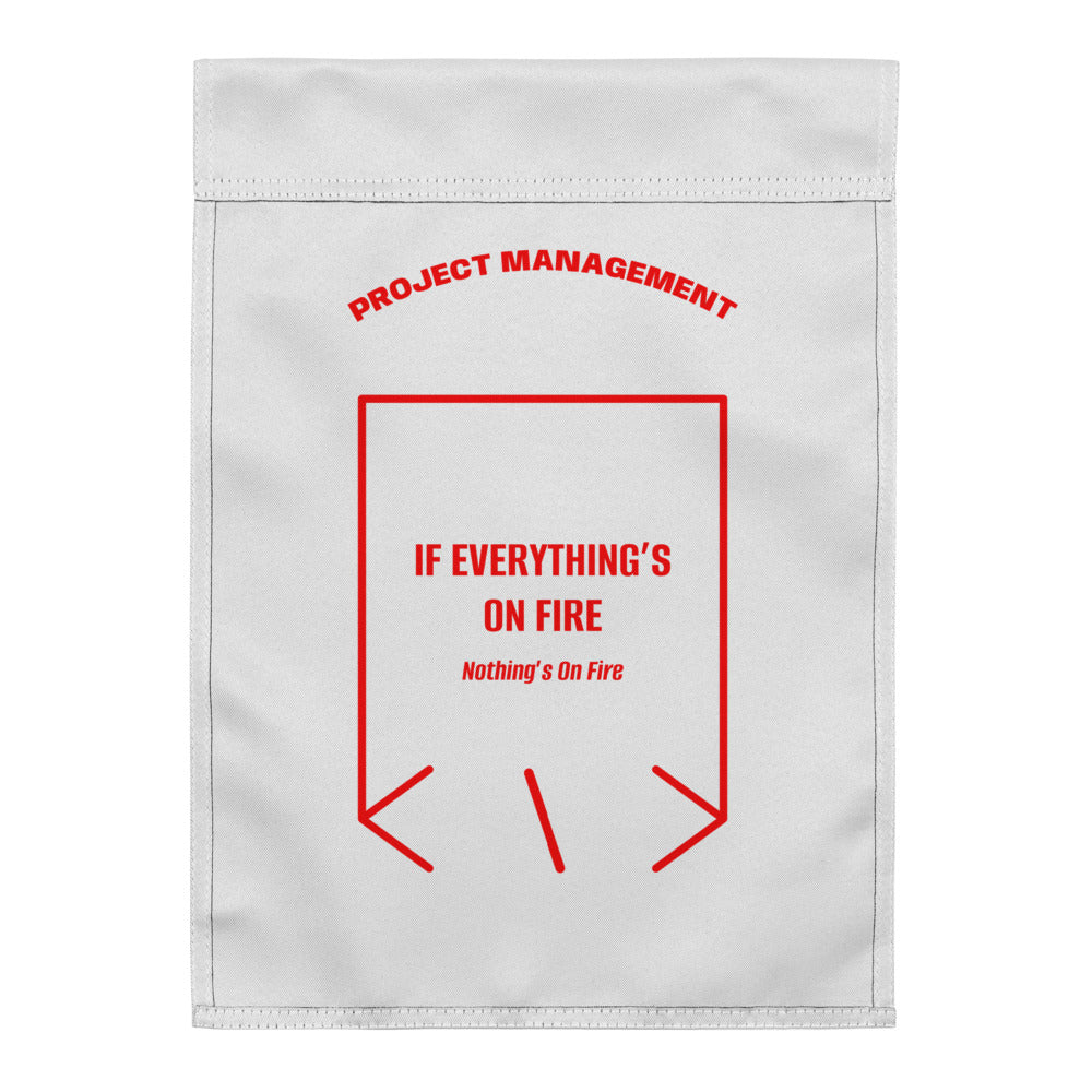 If Everything’s On Fire — White Red back mockup