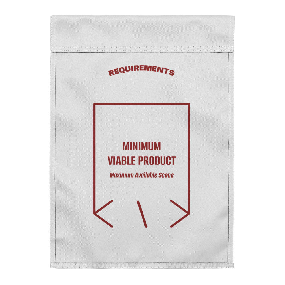 Minimum Viable Product — White Brown back mockup