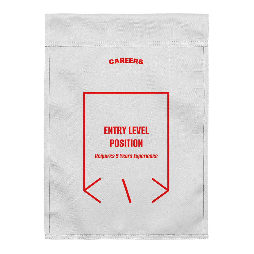 Entry Level Position — White Red back mockup
