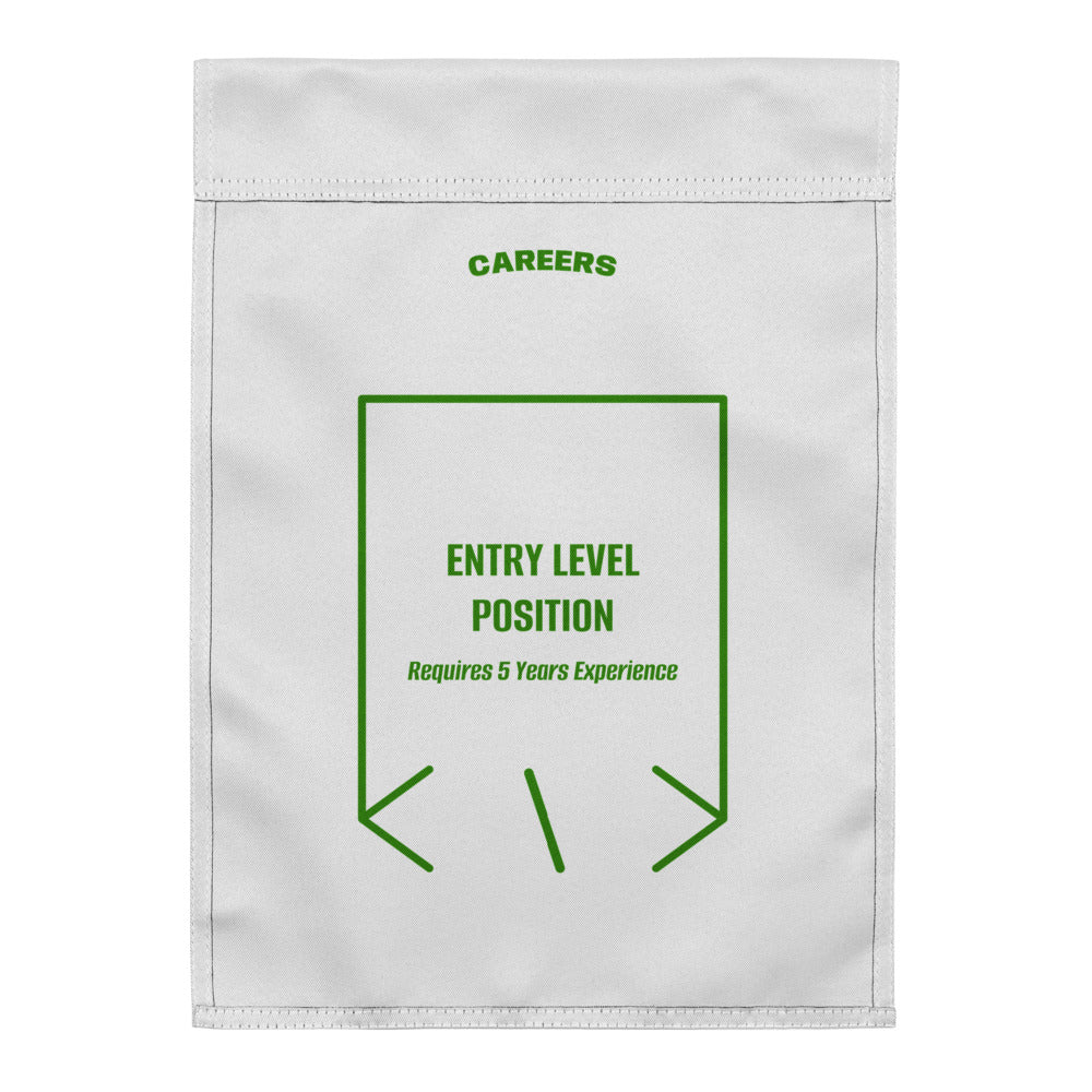 Entry Level Position — White Green back mockup