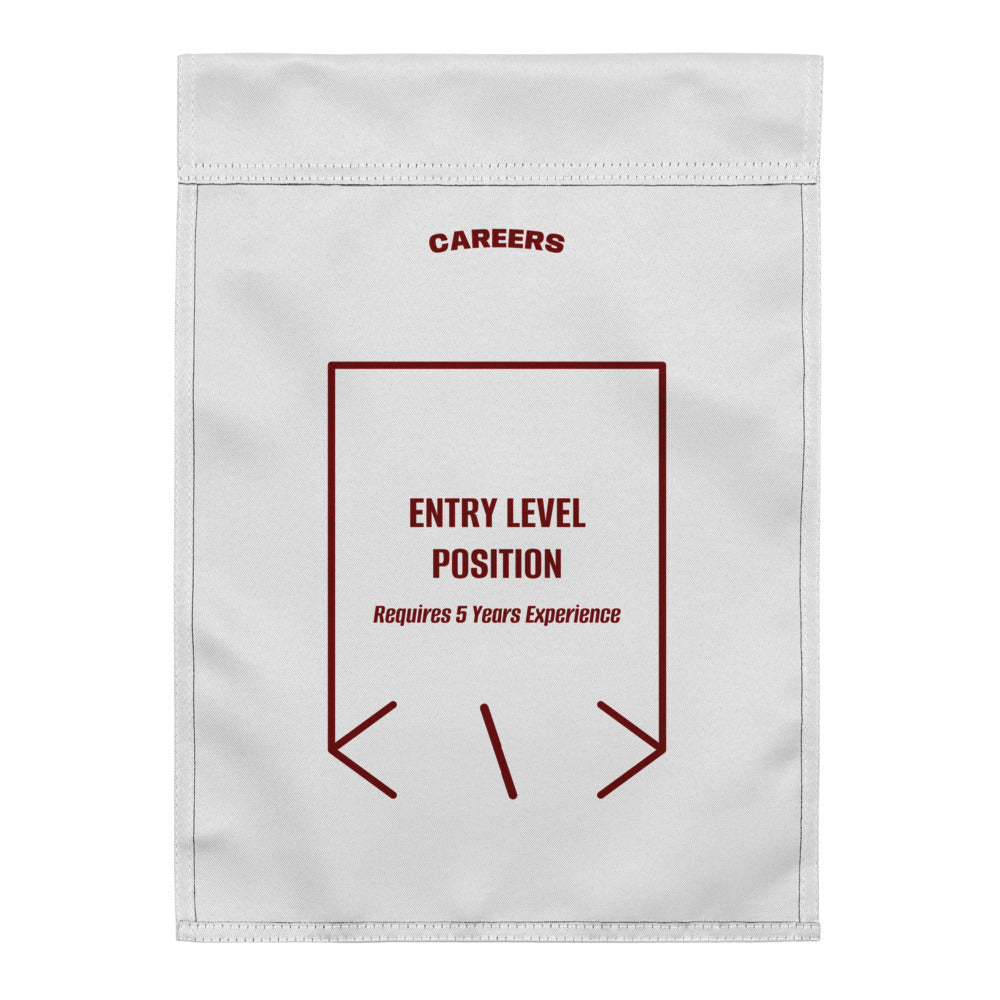 Entry Level Position — White Maroon back mockup
