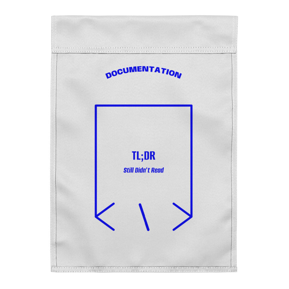 TL;DR — White Blue back mockup