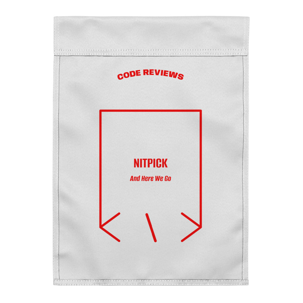 Nitpick — White Red back mockup
