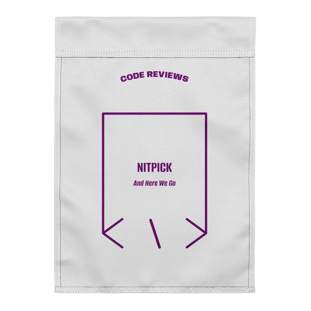 Nitpick — White Purple back mockup