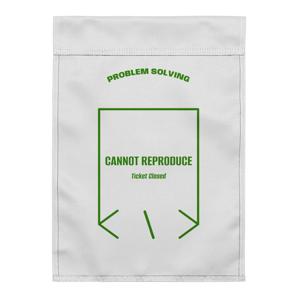 Cannot Reproduce — White Green back mockup