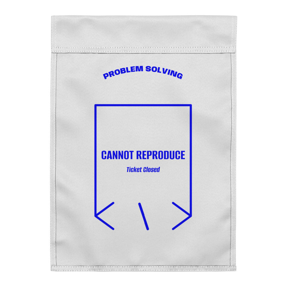 Cannot Reproduce — White Blue back mockup