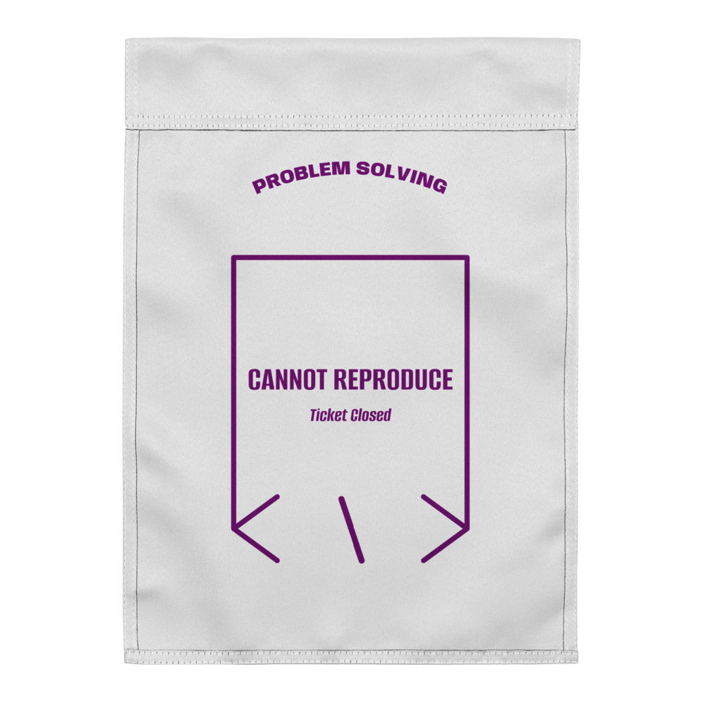 Cannot Reproduce — White Purple back mockup