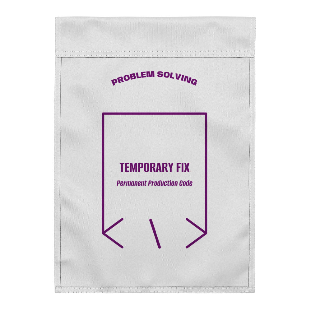 Temporary Fix — White Purple back mockup