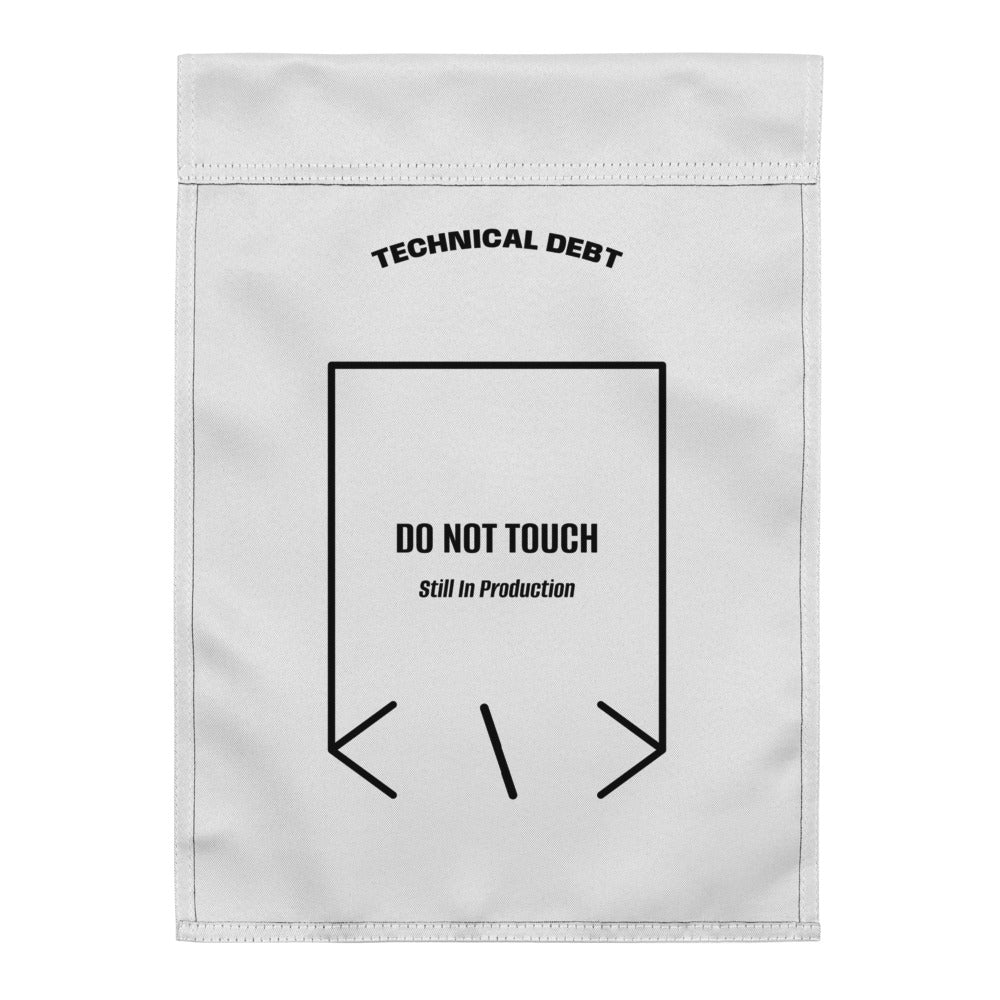 Do Not Touch — secondary back mockup