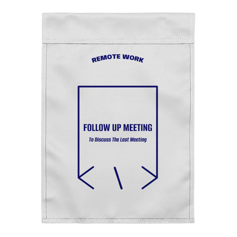 Follow Up Meeting — White Navy back mockup