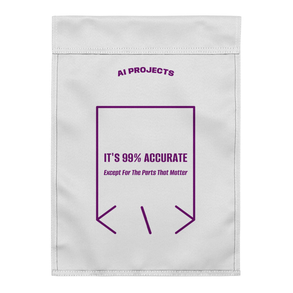 It's 99% Accurate — secondary back mockup