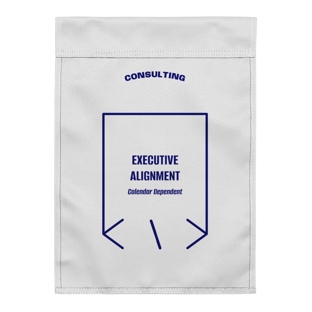 Executive Alignment — White Navy back mockup
