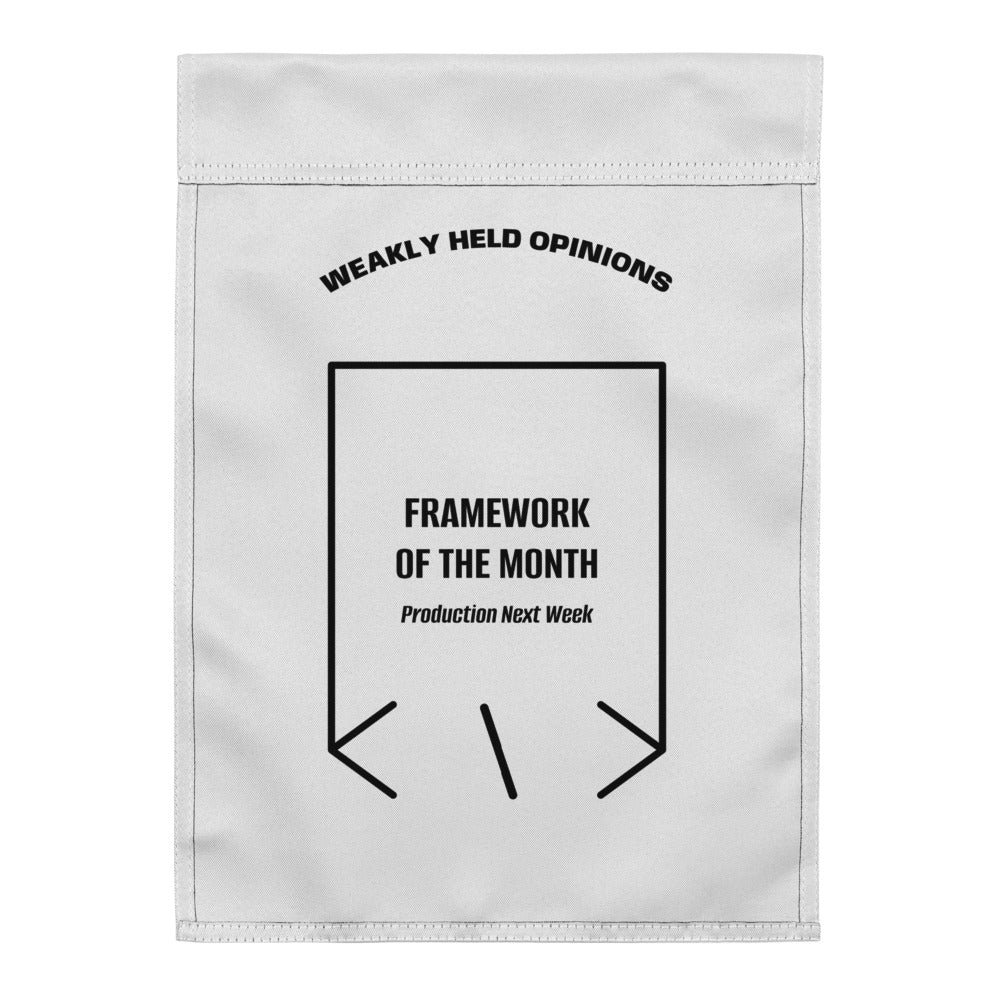 Framework Of The Month — White Black back mockup