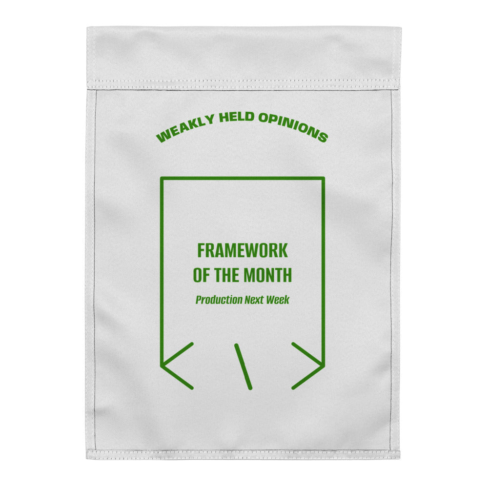 Framework Of The Month — White Green back mockup