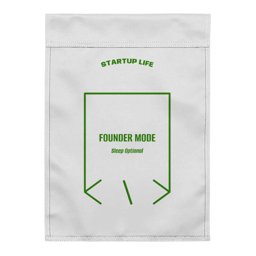 Founder Mode — White Green back mockup