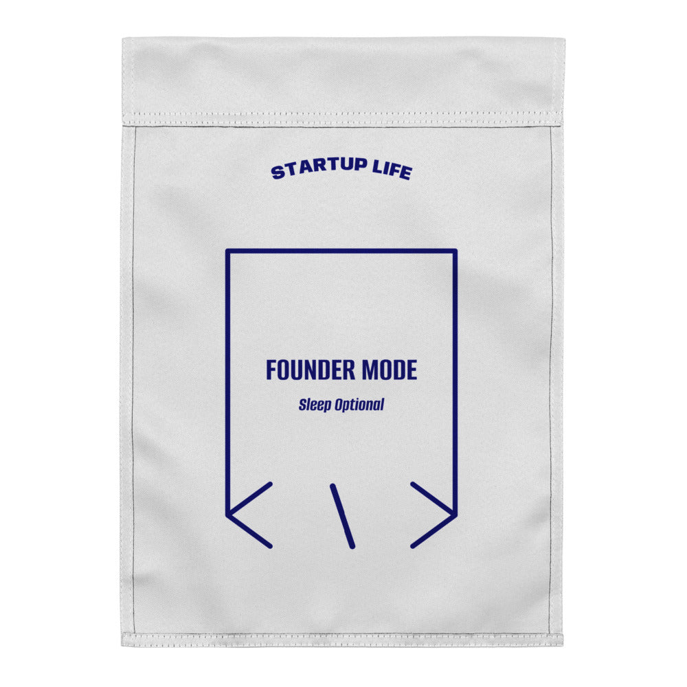 Founder Mode — White Navy back mockup