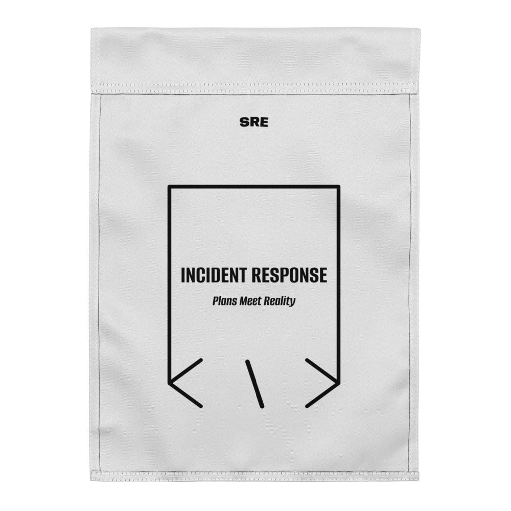 Incident Response — White Black back mockup
