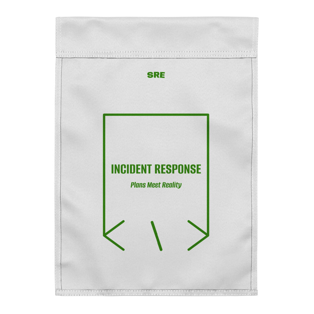 Incident Response — White Green back mockup