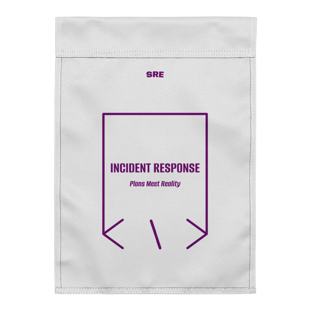 Incident Response — White Purple back mockup