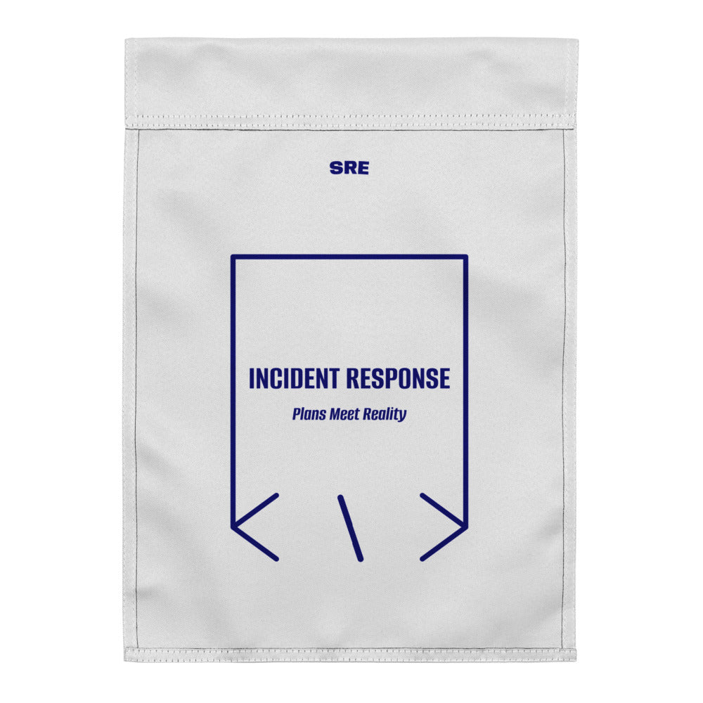 Incident Response — White Navy back mockup