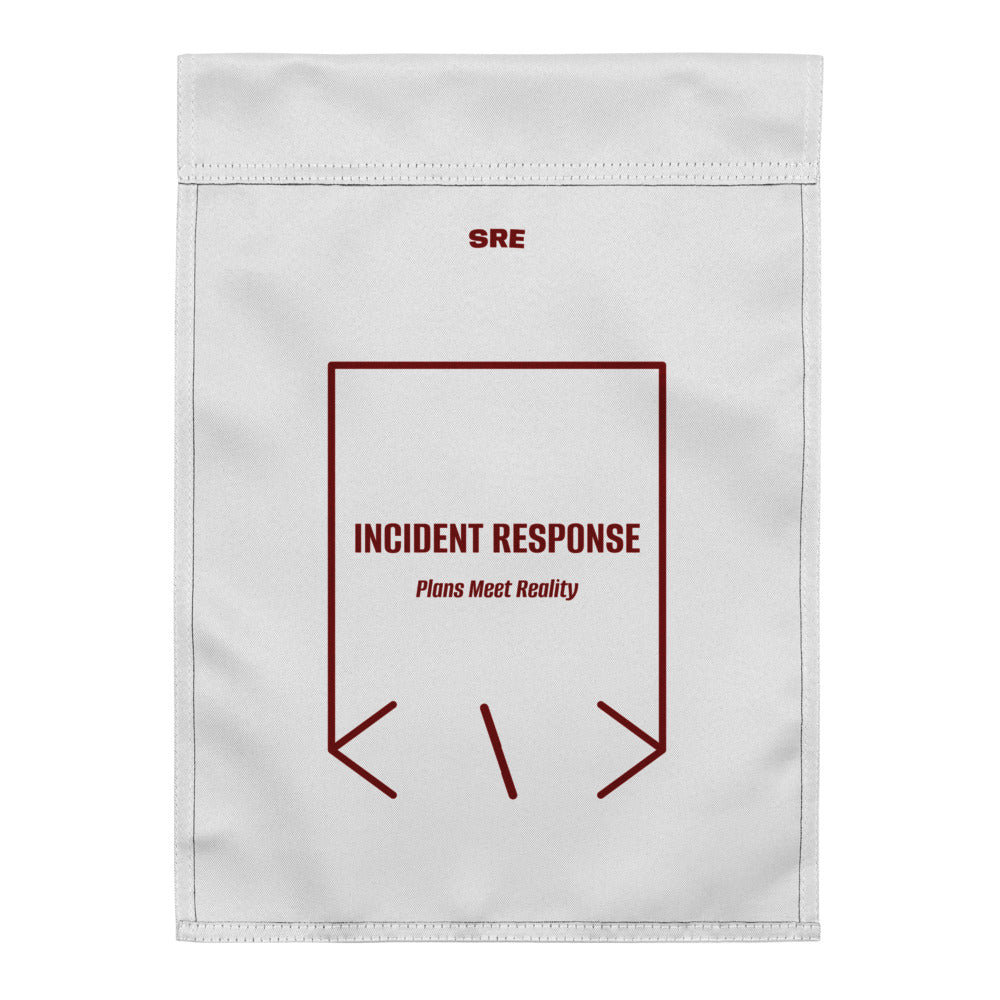 Incident Response — White Maroon back mockup