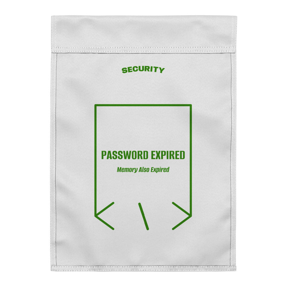 Password Expired — White Green back mockup