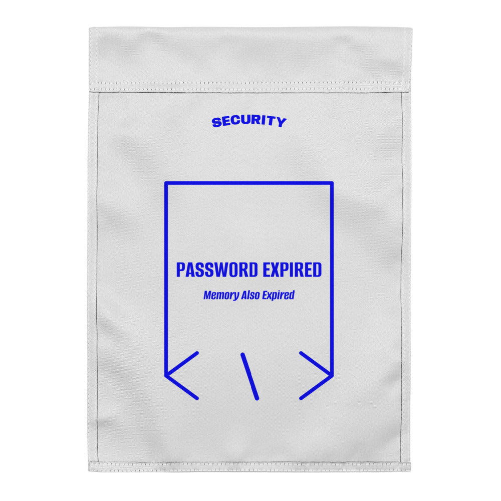 Password Expired — White Blue back mockup