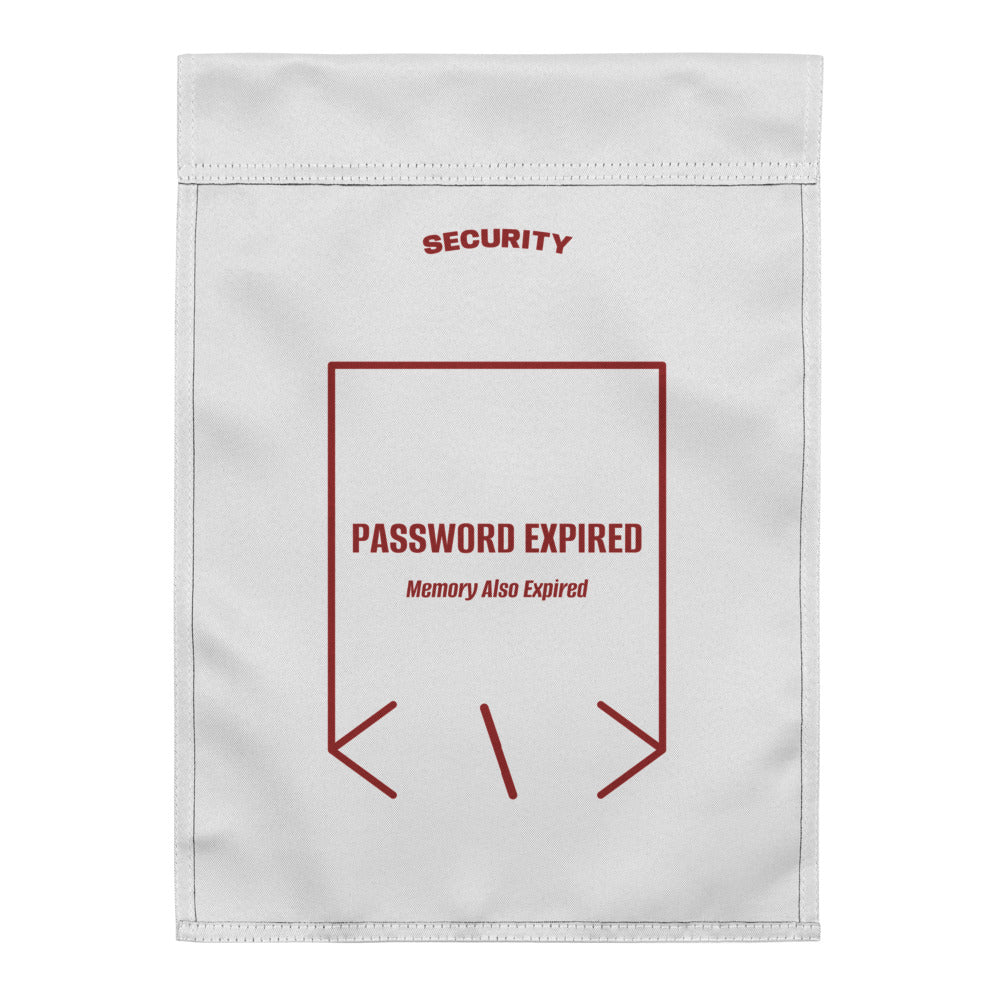 Password Expired — White Brown back mockup