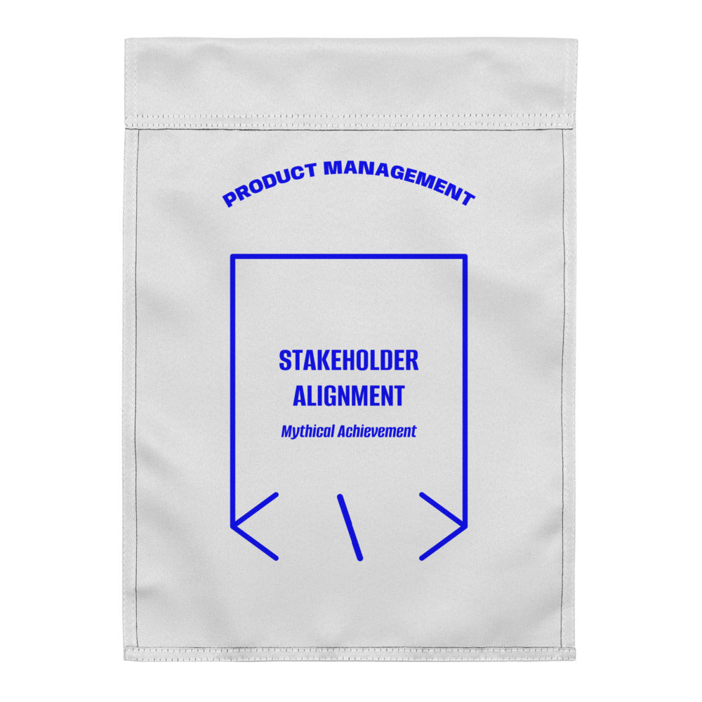 Stakeholder Alignment — White Blue back mockup