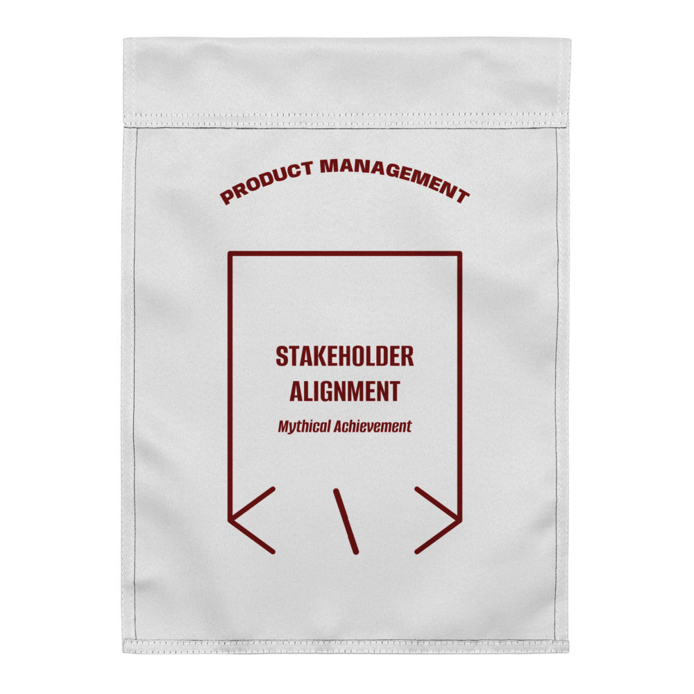 Stakeholder Alignment — White Maroon back mockup