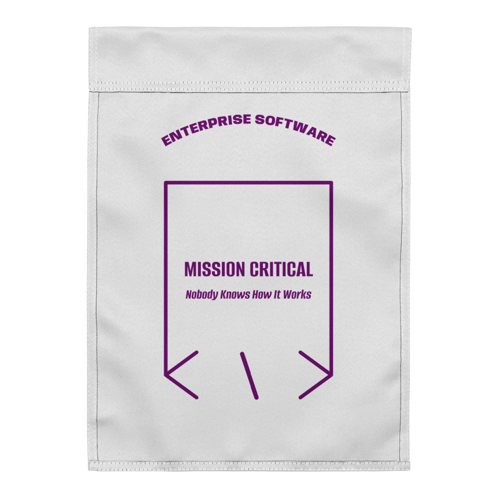 Mission Critical — White Purple back mockup