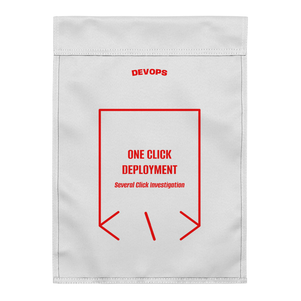 One Click Deployment — White Red back mockup