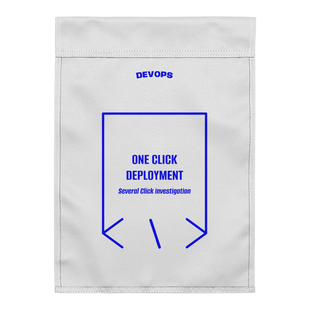One Click Deployment — White Blue back mockup