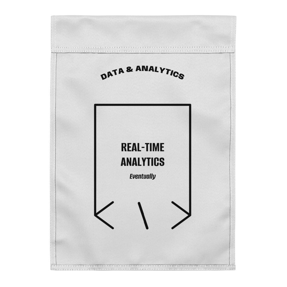 Real-Time Analytics — White Black back mockup