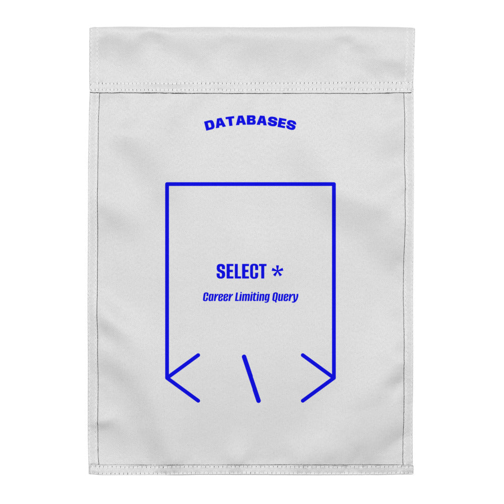 SELECT * — White Blue back mockup