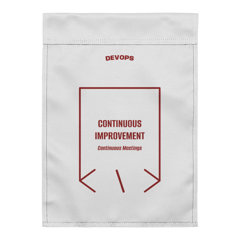 Continuous Improvement — White Brown back mockup