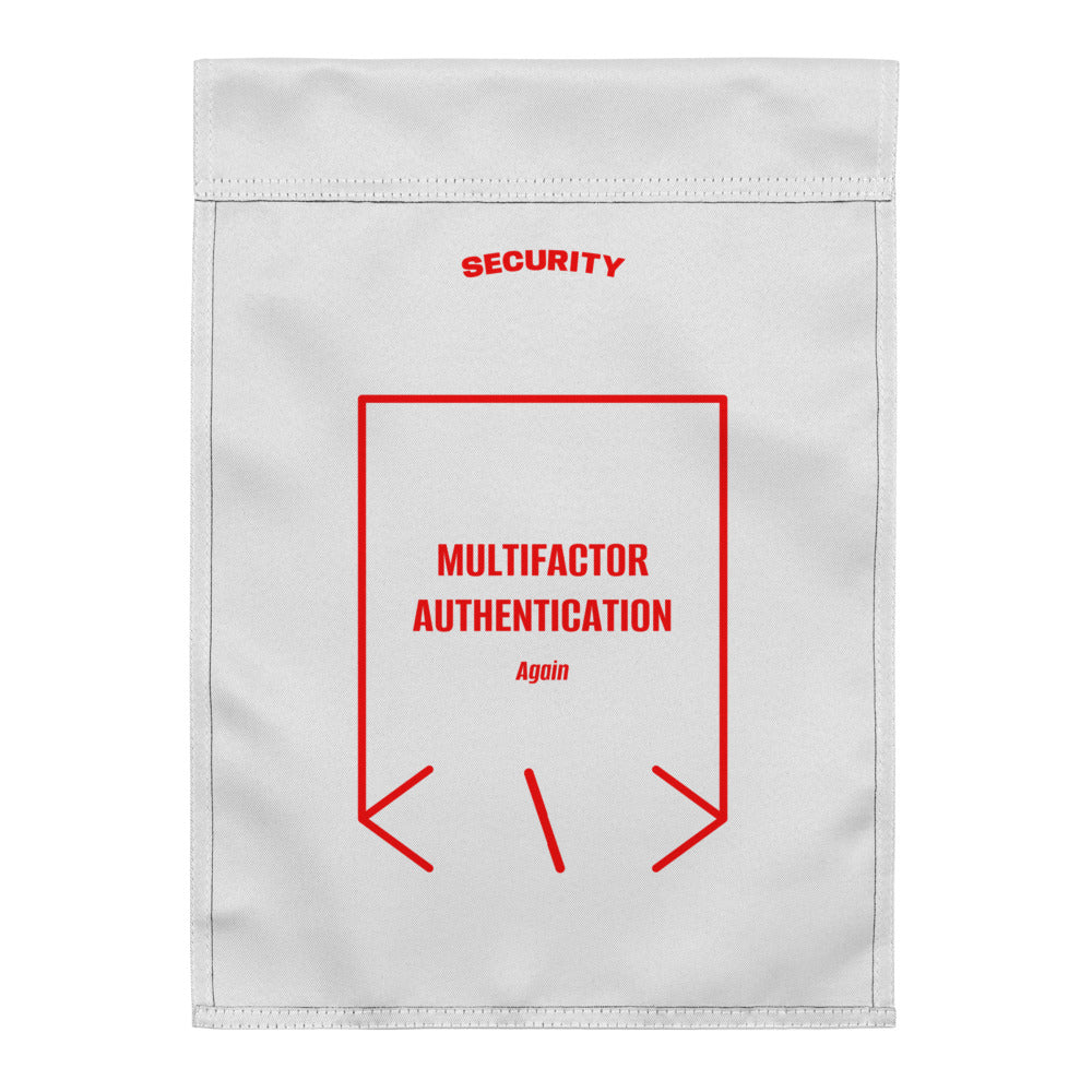 Multifactor Authentication — White Red back mockup