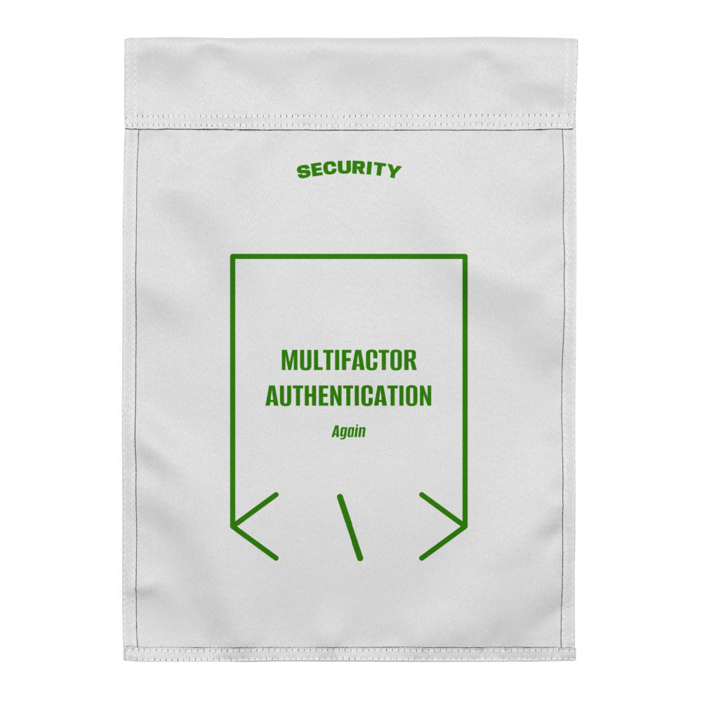 Multifactor Authentication — White Green back mockup