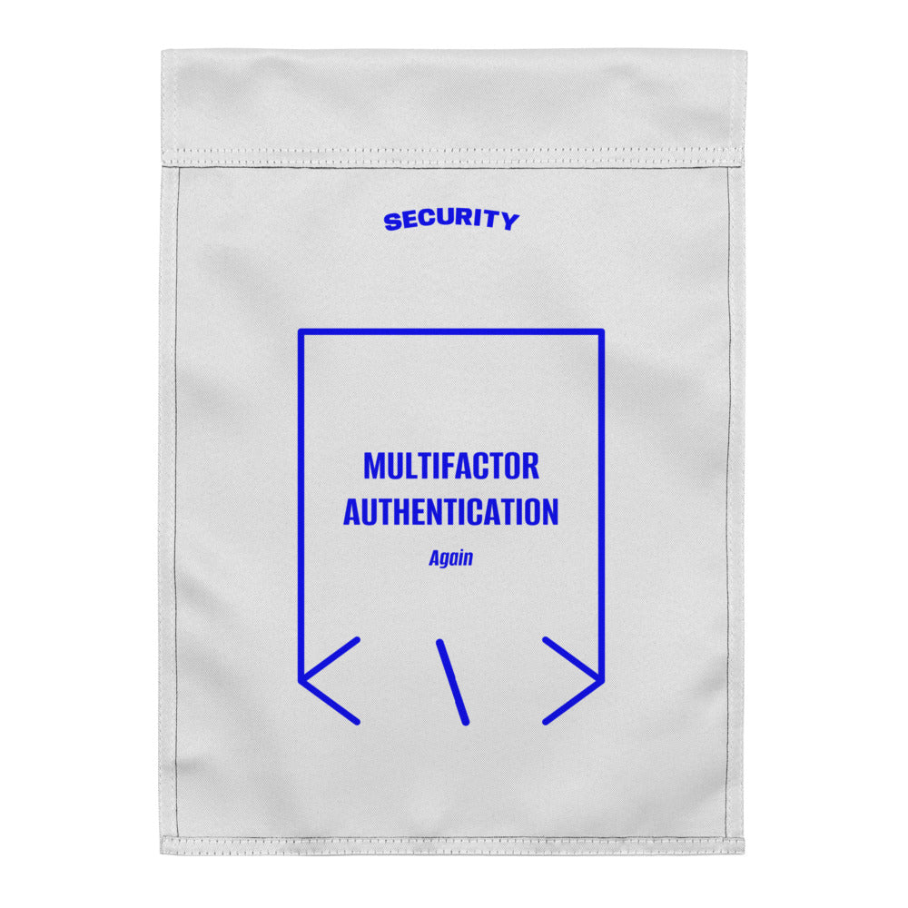 Multifactor Authentication — White Blue back mockup