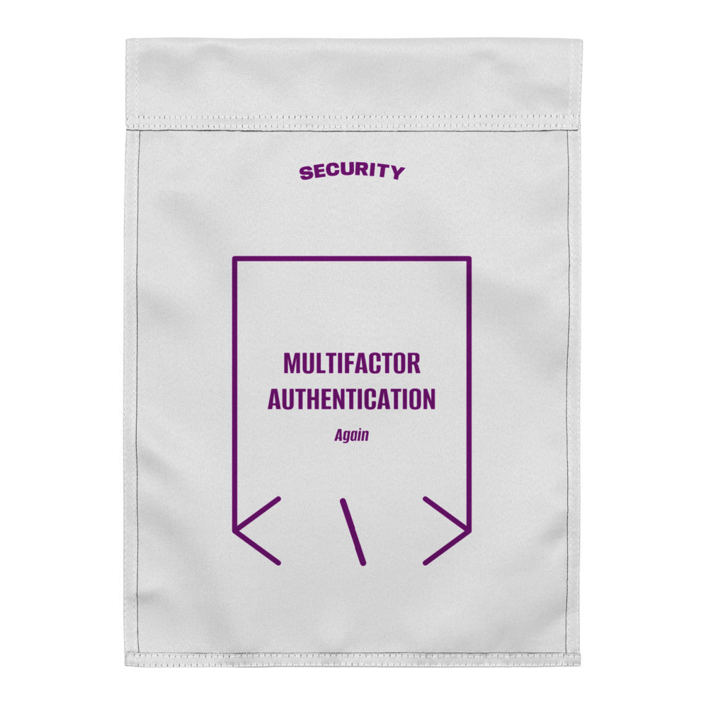 Multifactor Authentication — White Purple back mockup