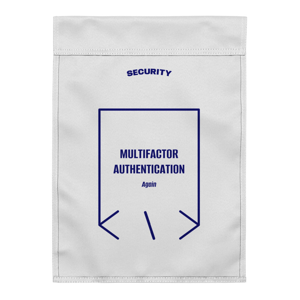 Multifactor Authentication — White Navy back mockup