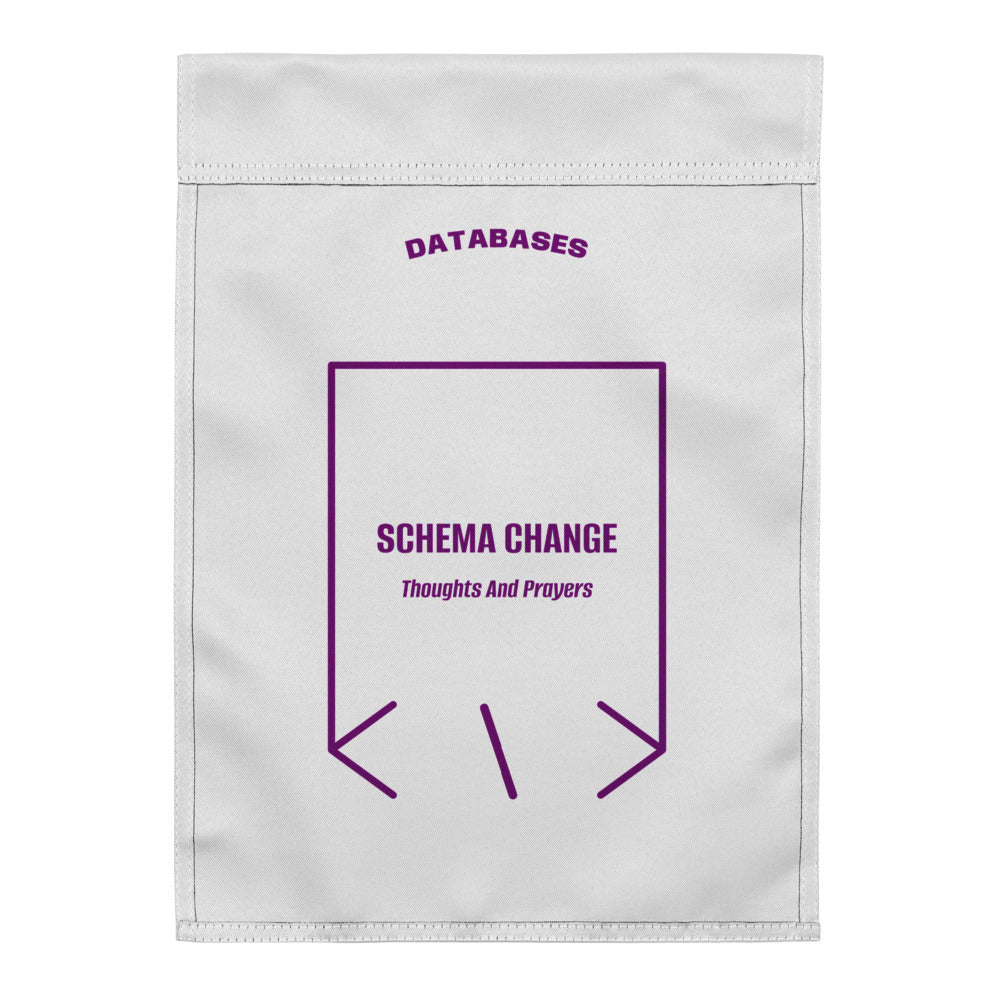 Schema Change — White Purple back mockup